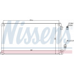 NISSENS Kondensator, Klimaanlage