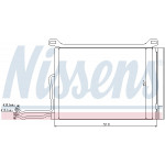 NISSENS Kondensator, Klimaanlage
