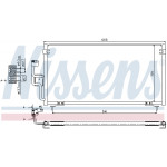 NISSENS Kondensator, Klimaanlage