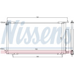 NISSENS Kondensator, Klimaanlage