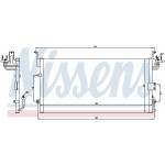 NISSENS Kondensator, Klimaanlage