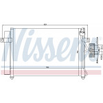 NISSENS Kondensator, Klimaanlage