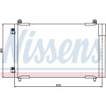NISSENS Kondensator, Klimaanlage