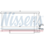 NISSENS Kondensator, Klimaanlage
