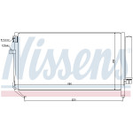 NISSENS Kondensator, Klimaanlage