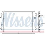 NISSENS Kondensator, Klimaanlage
