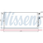 NISSENS Kondensator, Klimaanlage
