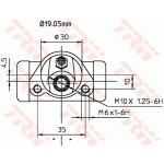 TRW Radbremszylinder