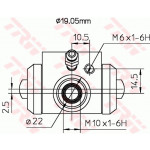 TRW Radbremszylinder