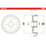 TRW Bremstrommel