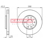 KAMOKA Bremsscheibe