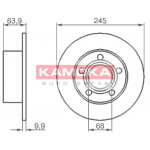 KAMOKA Bremsscheibe
