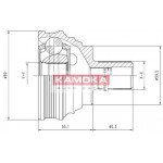 KAMOKA Gelenksatz, Antriebswelle