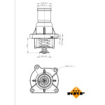 NRF Thermostat, Kühlmittel