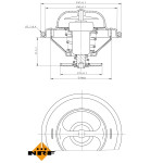 NRF Thermostat, Kühlmittel