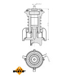 NRF Thermostat, Kühlmittel