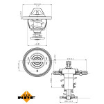 NRF Thermostat, Kühlmittel