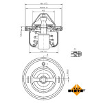 NRF Thermostat, Kühlmittel