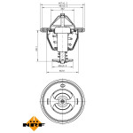NRF Thermostat, Kühlmittel