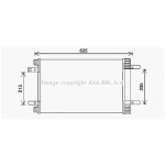 AVA QUALITY COOLING Kondensator, Klimaanlage