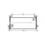 AVA QUALITY COOLING Kondensator, Klimaanlage