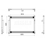 MAHLE Kondensator, Klimaanlage