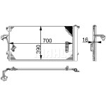 MAHLE Kondensator, Klimaanlage