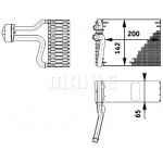 MAHLE Verdampfer, Klimaanlage