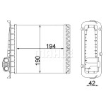 MAHLE Wärmetauscher, Innenraumheizung