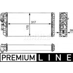 MAHLE Wärmetauscher, Innenraumheizung
