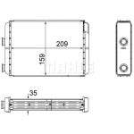 MAHLE Wärmetauscher, Innenraumheizung