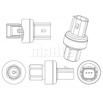 MAHLE Druckschalter, Klimaanlage