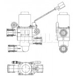 MAHLE Magnetventil, Klimaanlage