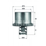 MAHLE Thermostat, Kühlmittel