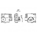 MAHLE Stellelement, Mischklappe