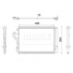 MAHLE Kondensator, Klimaanlage