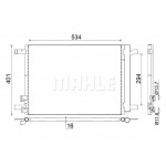 MAHLE Kondensator, Klimaanlage