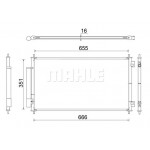 MAHLE Kondensator, Klimaanlage