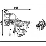 MAHLE Ausgleichsbehälter, Kühlmittel