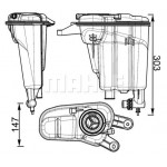 MAHLE Ausgleichsbehälter, Kühlmittel