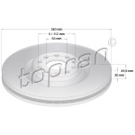 TOPRAN Bremsscheibe