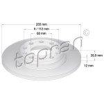 TOPRAN Bremsscheibe