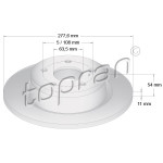 TOPRAN Bremsscheibe