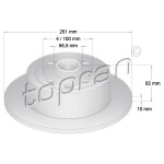TOPRAN Bremsscheibe