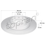 TOPRAN Bremsscheibe