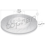 TOPRAN Bremsscheibe
