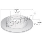 TOPRAN Bremsscheibe