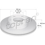 TOPRAN Bremsscheibe