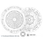 BLUE PRINT Kupplungssatz