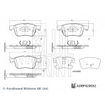 BLUE PRINT Bremsbelagsatz, Scheibenbremse